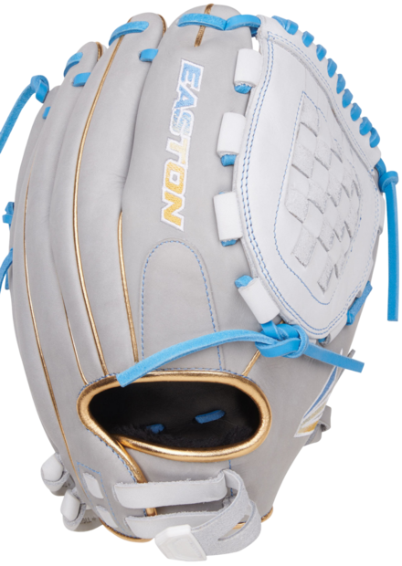 Easton Professional Collection 12.0" All Round Glove White/Grey/Columbia Blue RHT