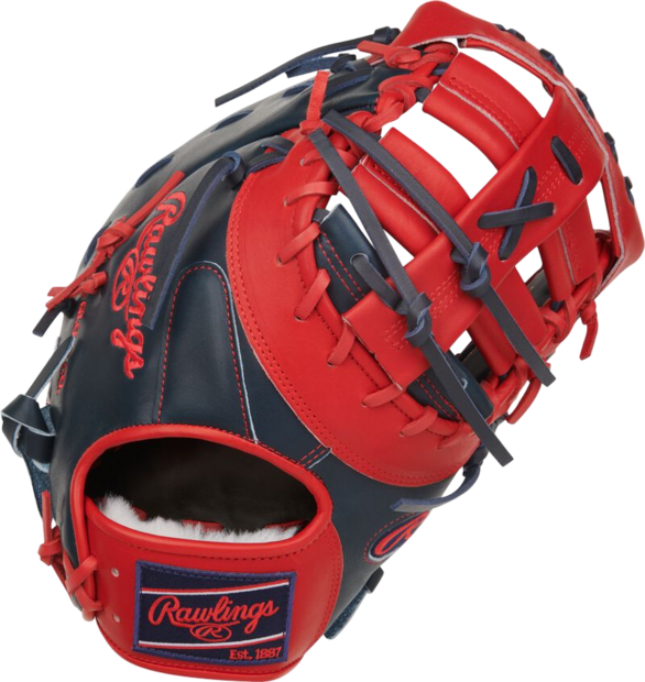 Rawlings Pro Preferred Vladimir Guerrero Jr 13" First Base Glove Navy/Scarlet RHT