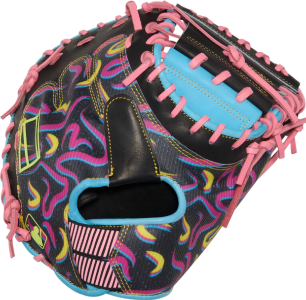 Rawlings REV1X 34" Catcher Glove Columbia blue/Black/Pink RHT