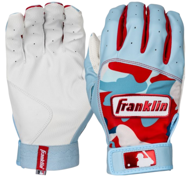 Franklin Digitek Slaghandschoenen White/Blue/Red