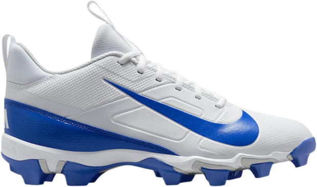 Nike Menace 4 White/Royal Rubber Cleats 