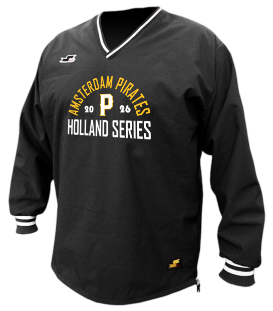 Windbreaker Amsterdam Pirates 2026 Black Hoofdklasse Holland Series