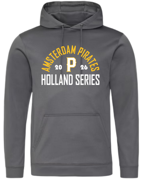 Dry Gear Hoodie Amsterdam Pirates 2026 Grey Hoofdklasse Holland Series