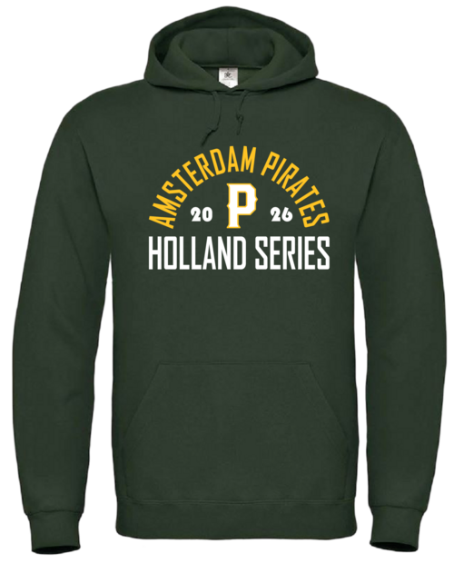 Hoodie Amsterdam Pirates 2026 Green Hoofdklasse Holland Series
