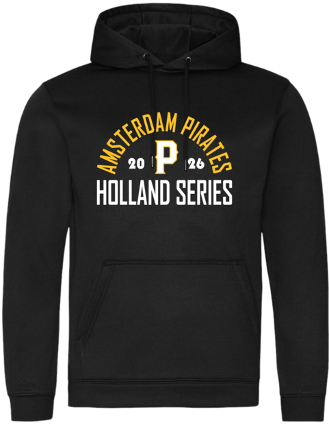 Dry Gear Hoodie Amsterdam Pirates 2026 Black Hoofdklasse Holland Series