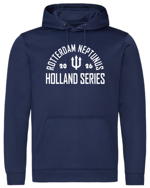 Dry Gear Hoodie Rotterdam Neptunus 2026 Navy Hoofdklasse Holland Series