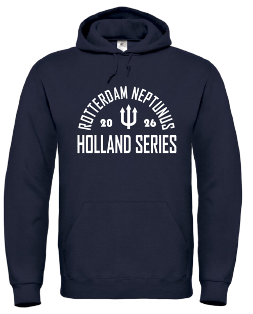 Hoodie Rotterdam Neptunus 2026 Black Hoofdklasse Holland Series
