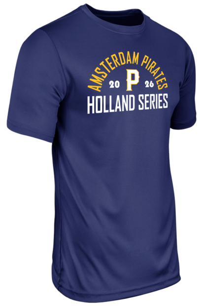 Dry Gear Short Sleeve T-Shirt Amsterdam Pirates 2026 Purple Hoofdklasse Holland Series