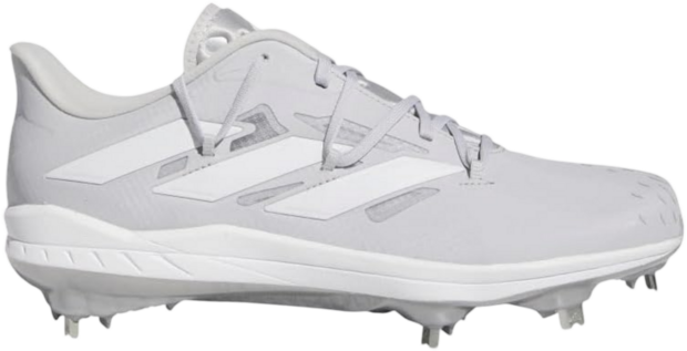 Adidas Afterburner 9 Grey/White Metal Cleats