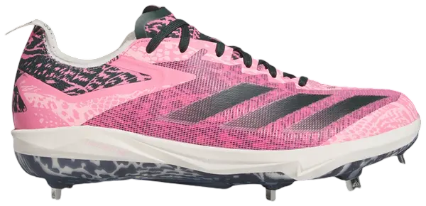 Adidas Electric+ Pink/Black Metal Cleats
