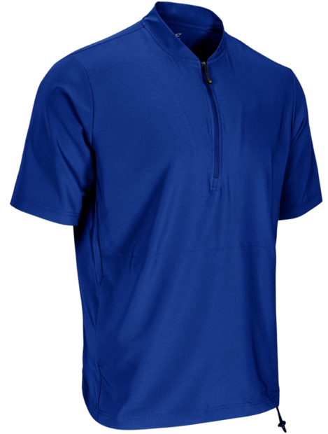 Champro Short Sleeve Warm-Up Jacket Royal