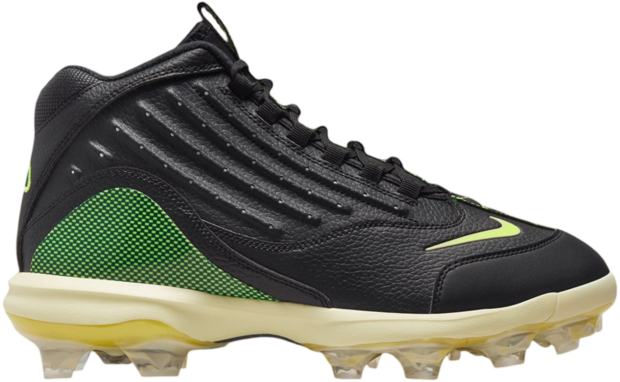 Nike Griffey 2 Black/Volt Rubber Cleats