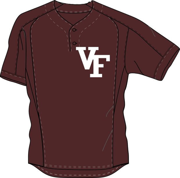 Vennep Flyers BP Jersey MAROON Mesh