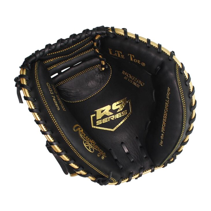 Rawlings R9 32.5" Catcher Glove Black/Gold RHT