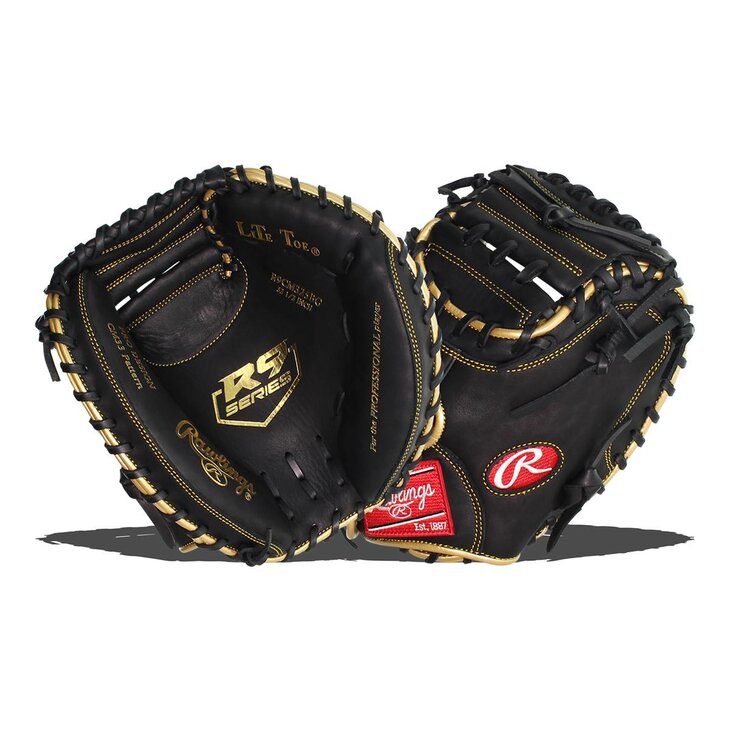 Rawlings R9 32.5" Catcher Glove Black/Gold RHT