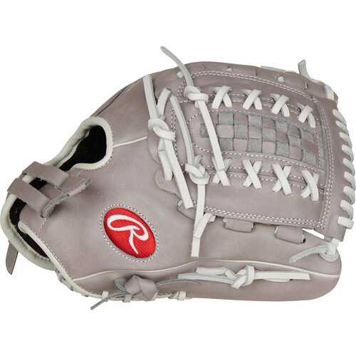 Rawlings R9 Softball 12" All-Round Glove Gray/White RHT