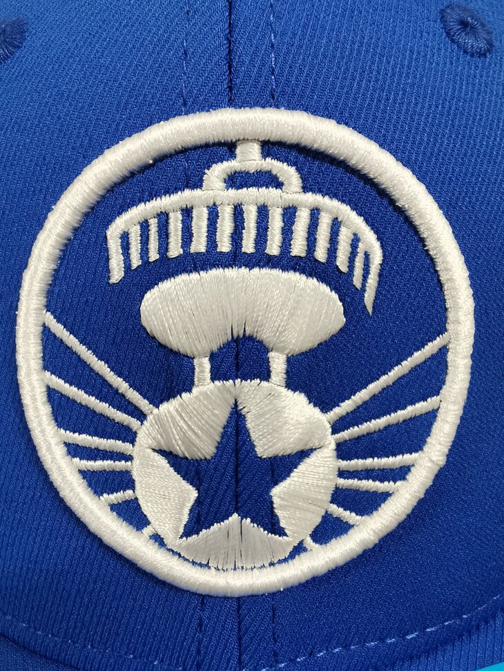 Euro Stars HC2 3D - Champro Flex cap met 3D geborduurd logo Royal