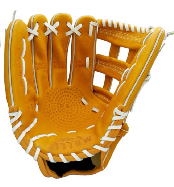 SSK S20 White Line 12.75" Outfield Glove Tan/White LHT