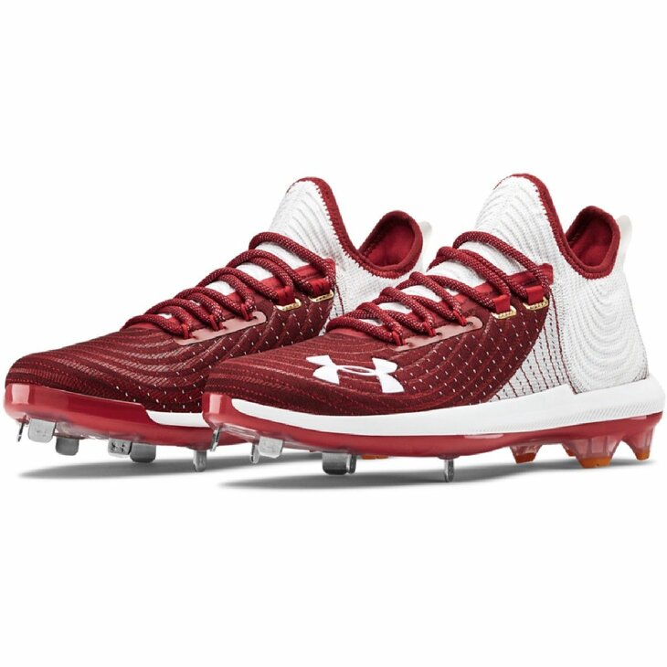 Under Armour Harper 4 Scarlet Metal Cleats