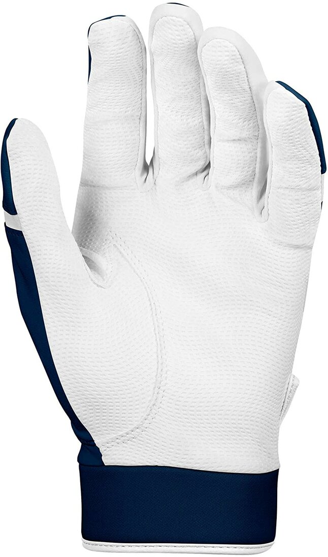 LS GENUINE NY - Louisville Slugger Genuine Batting Gloves Navy YS T/M XXL