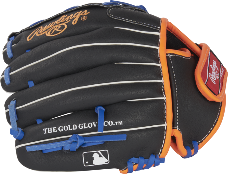 Rawlings Sure Catch Jacob deGrom 10" Youth Pitcher/Infield Glove Black/Orange/Blue RHT
