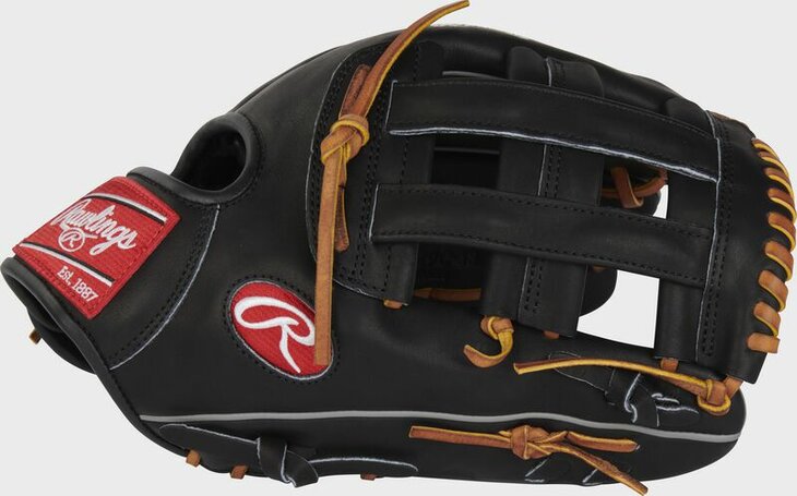 Rawlings Heart of the Hide 12.75" Outfield Glove Black/Brown RHT