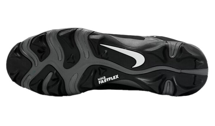 Nike Menace 3 Black/Grey High Rubber Cleats
