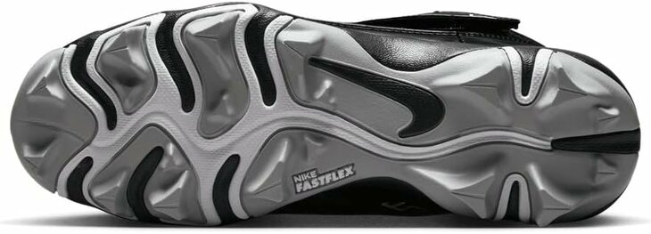 Nike Trout 8 Black High Rubber Cleats