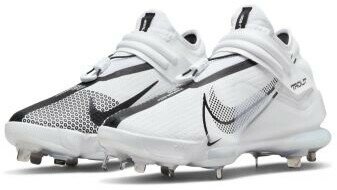 Nike Trout 7 White High Metal Cleats