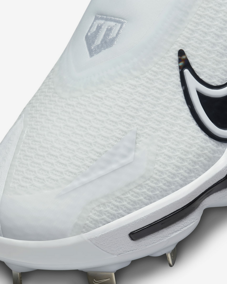 Nike Trout 8 White High Metal Cleats
