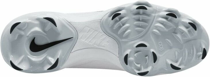 Nike Trout 8 White Low Rubber Cleats