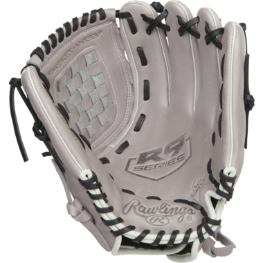 Rawlings R9 Softball 11.5" Pitcher Glove Gray/Black RHT
