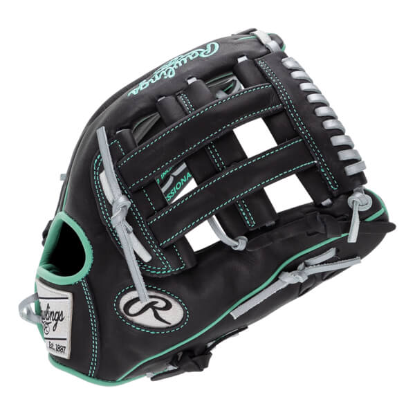 Rawlings NXT 12.5" Outfield Glove Black/Green RHT