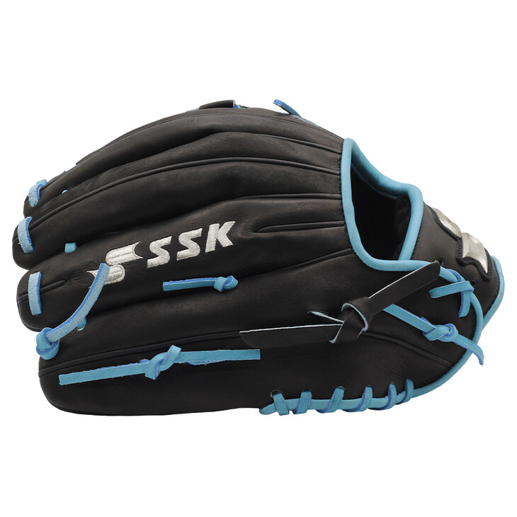 SSK Z9 12" Pitcher Glove Black/Colombia Blue RHT