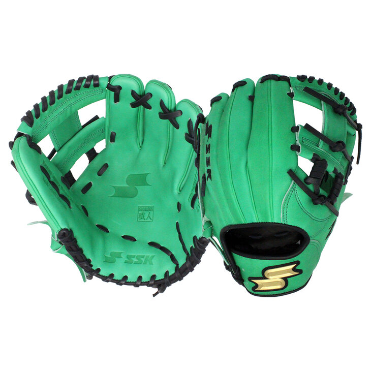 SSK Z9 11.5" Infield Glove Kelly Green/Black RHT