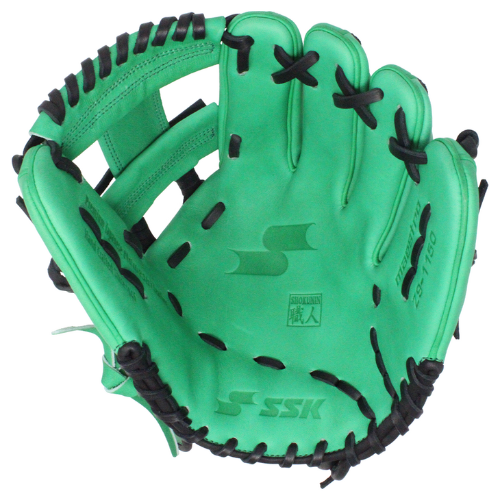 SSK Z9 11.5" Infield Glove Kelly Green/Black RHT