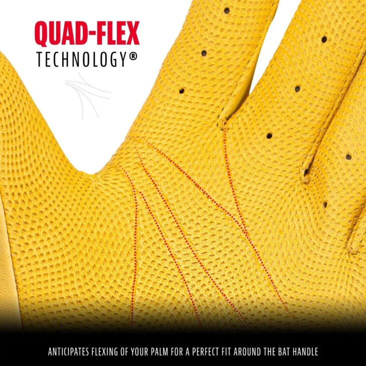 Franklin CFX PRO Chrome Series Slaghandschoenen Gold