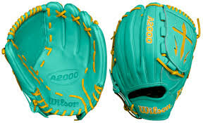 Wilson A2000 Fall 2024 B23 12" Pitcher Glove Seafoam/Yellow LHT