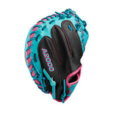 Wilson A2000 Fall 2024 CM33 33" Catcher Glove Black/Teal/Pink RHT