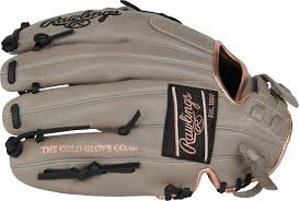 Rawlings R9 Softball 11.5" Infield/Pitcher Glove Gray/Black RHT