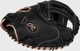 Rawlings R9 Softball 33" Catcher Glove Black RHT