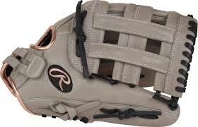 Rawlings R9 Softball 12" All-Round Glove Gray/Black RHT