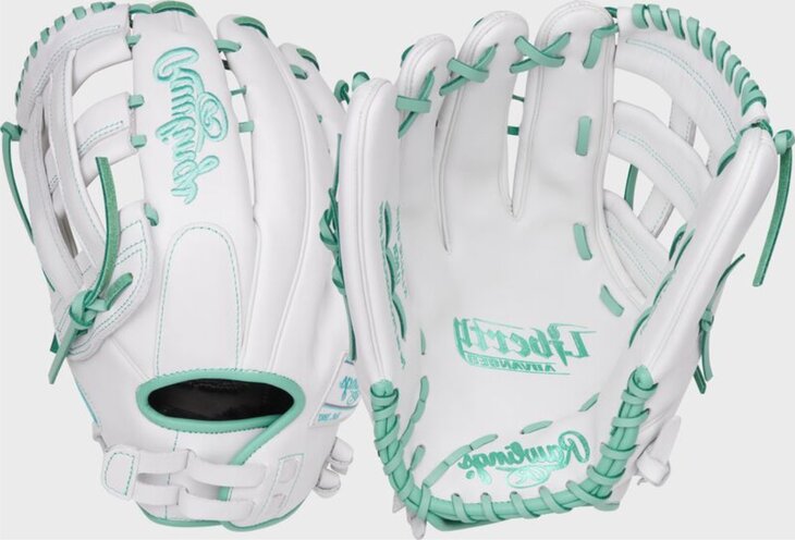 Rawlings Liberty Advanced Softball 13" Outfield Glove White/Mint LHT