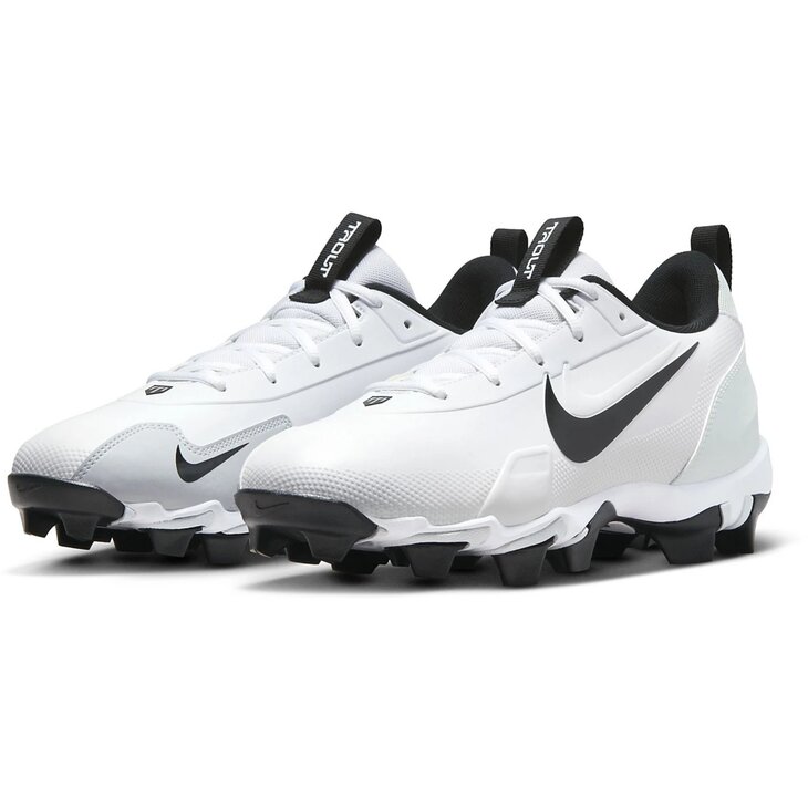 Nike Trout 9 White/Pure Platinum/Black Low Rubber Cleats