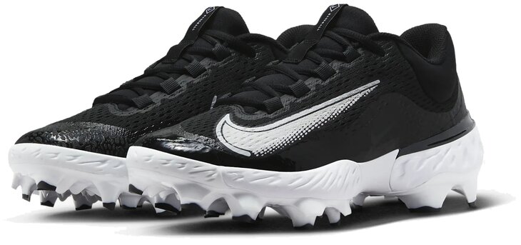 Nike Huarache Elite 4 Black/White Low Rubber Cleats