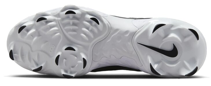 Nike Huarache Elite 4 Black/White Low Rubber Cleats