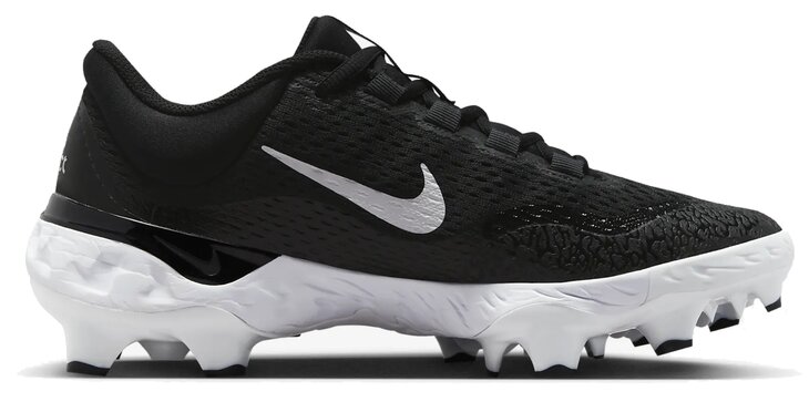 Nike Huarache Elite 4 Black/White Low Rubber Cleats