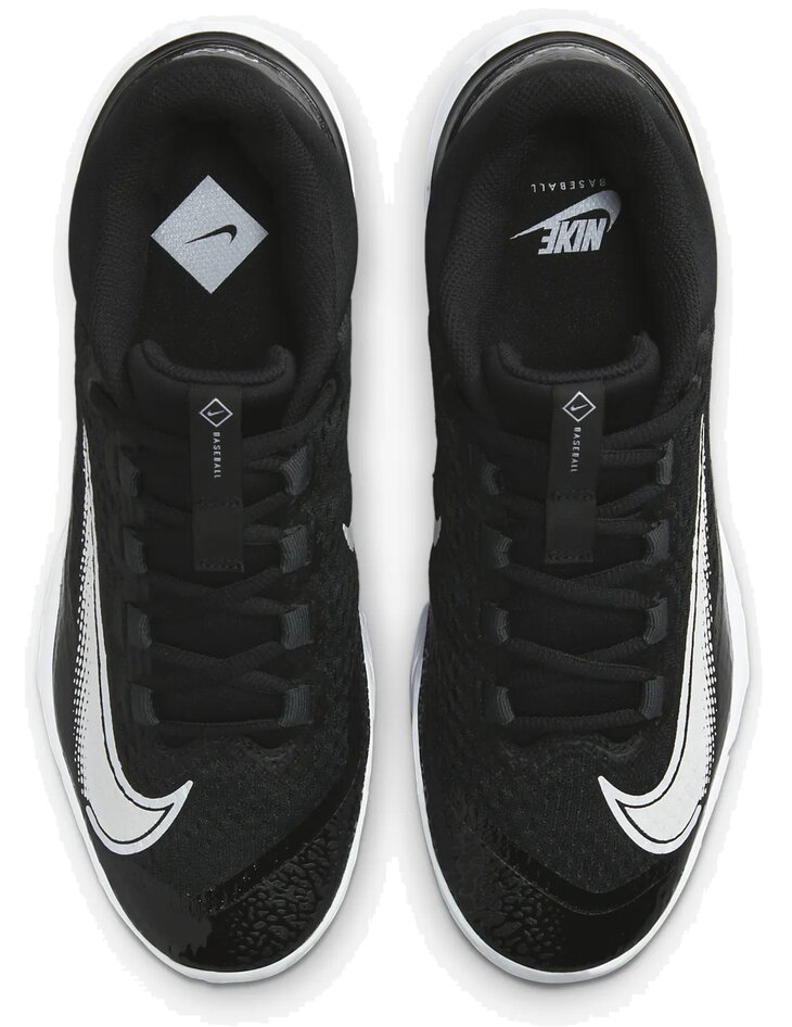 Nike Huarache Elite 4 Black/White Low Rubber Cleats