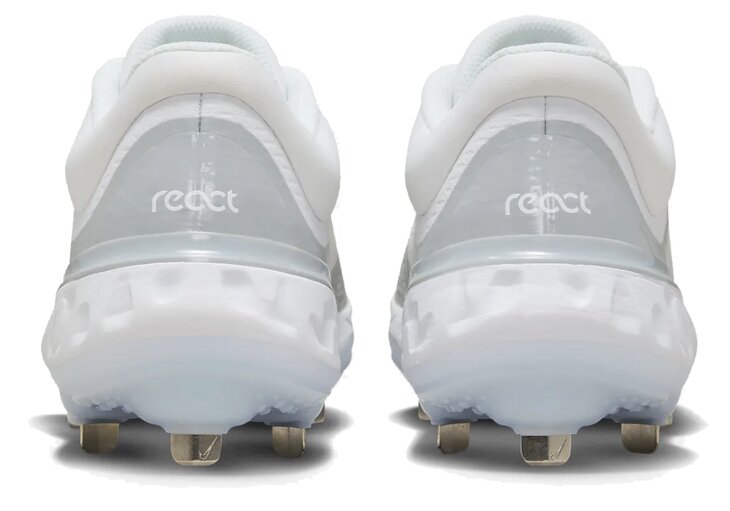 Nike Huarache Elite 4 Low Wolf Grey/White Metal Cleats