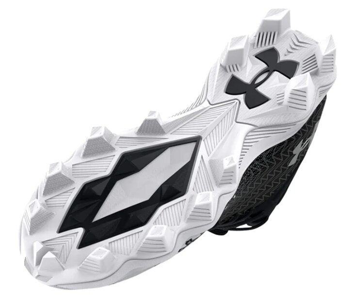 Under Armour Spotlight 3 Black High Rubber Cleats